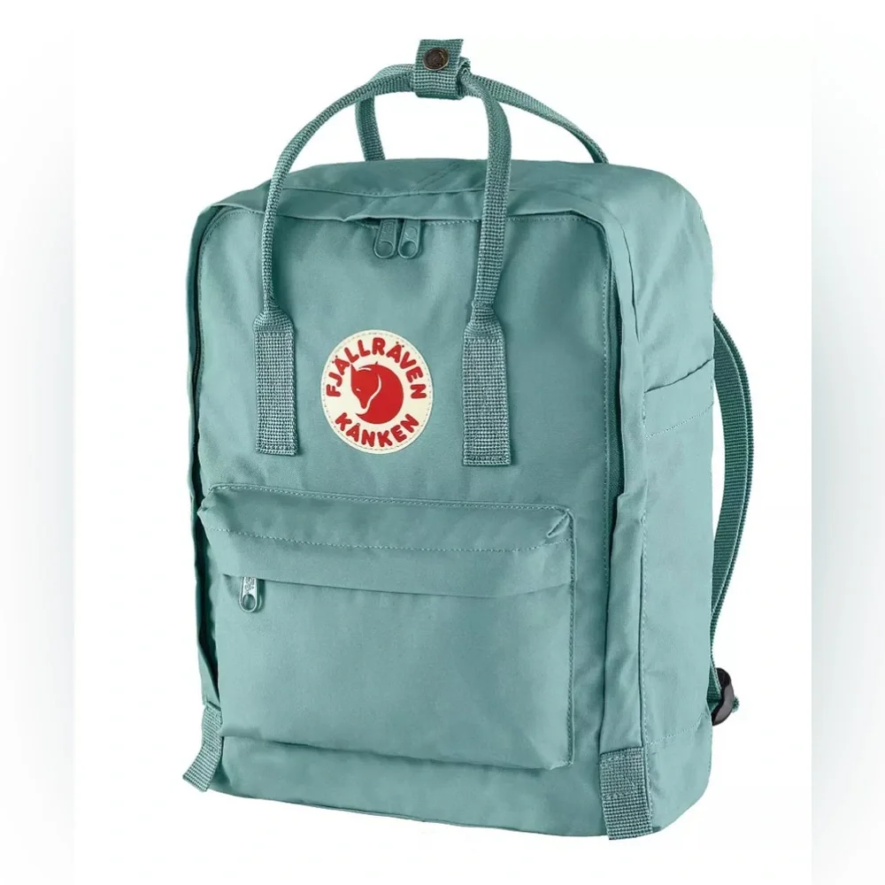 Fjallraven Kanken Frost Green Backpack - Picture 2 of 16